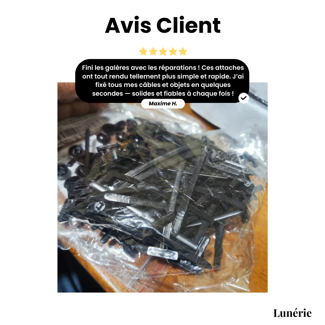 Dernier Jour -50% | GripLock™ Colliers autobloquants ultra-résistants