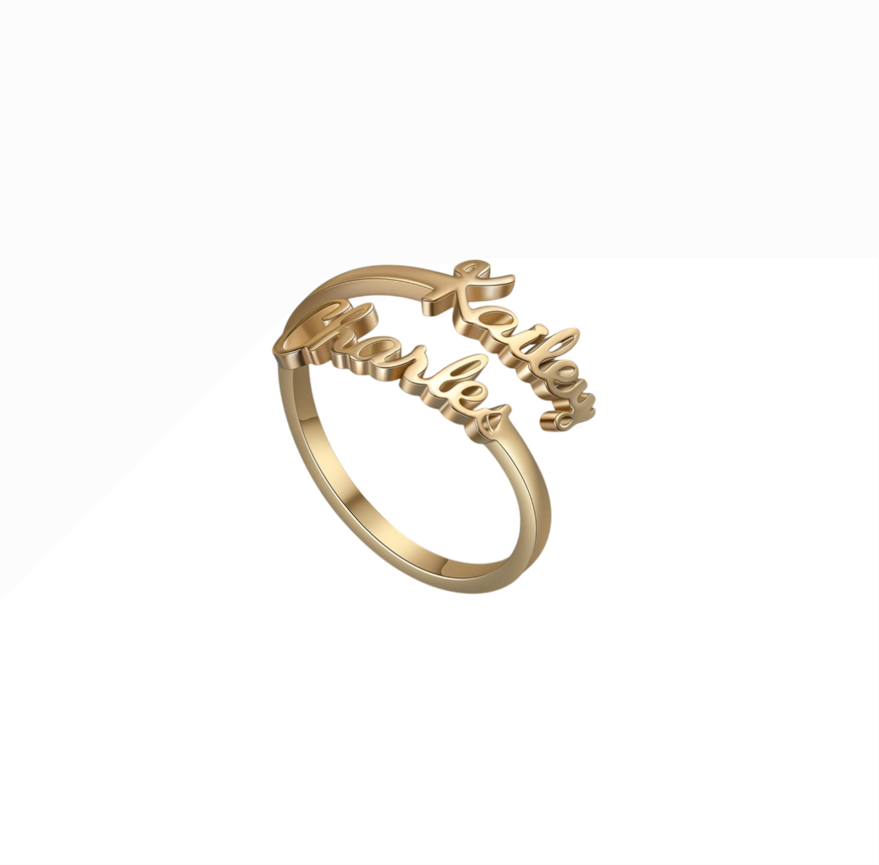 Dernier Jour -50% | ÉterniLove™ Bague Personnalisable 2-en-1