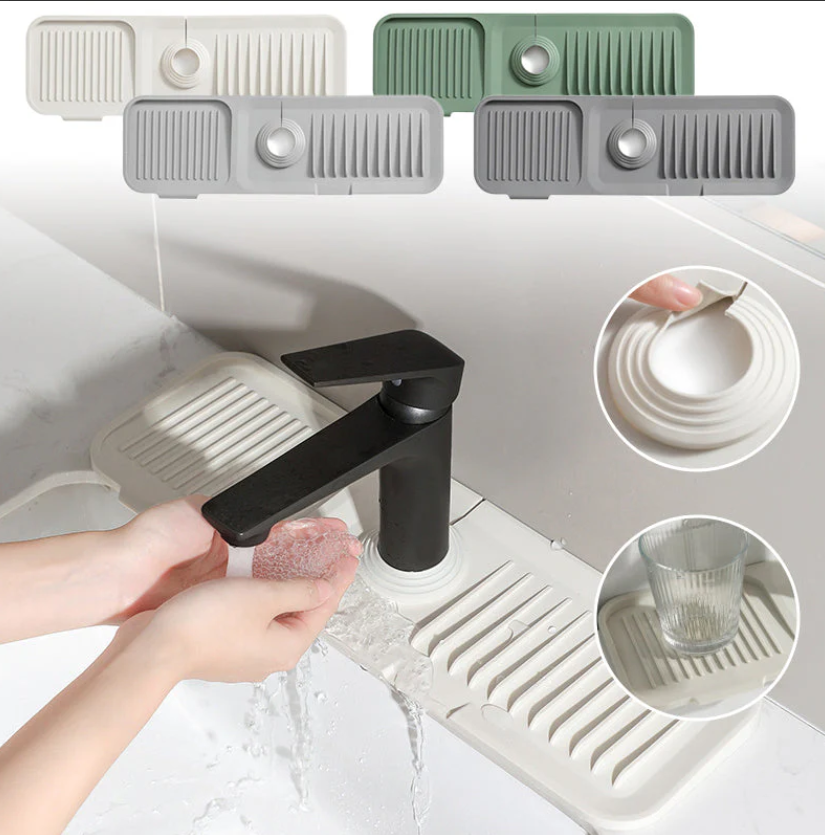 50% DE RÉDUCTION I DryMate™ Tapis d'Égouttage en Silicone