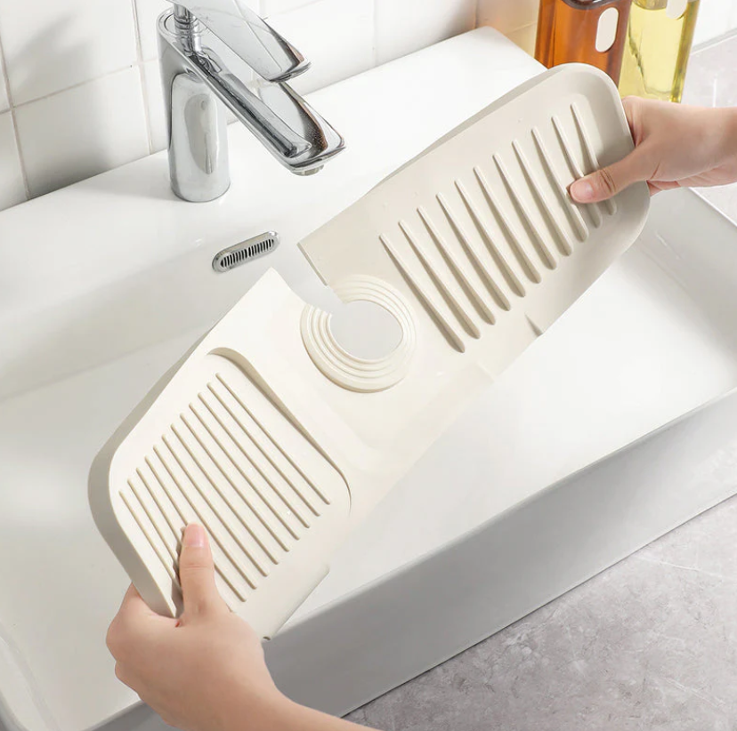 50% DE RÉDUCTION I DryMate™ Tapis d'Égouttage en Silicone