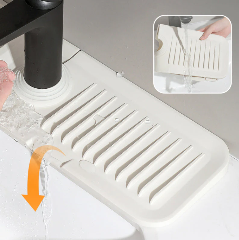 50% DE RÉDUCTION I DryMate™ Tapis d'Égouttage en Silicone