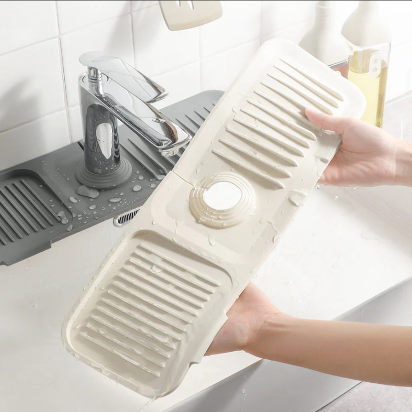 50% DE RÉDUCTION I DryMate™ Tapis d'Égouttage en Silicone