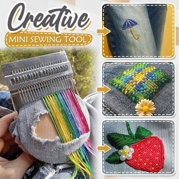 50% DE RÉDUCTION I StitchMate™ Mini Métier à Tisser