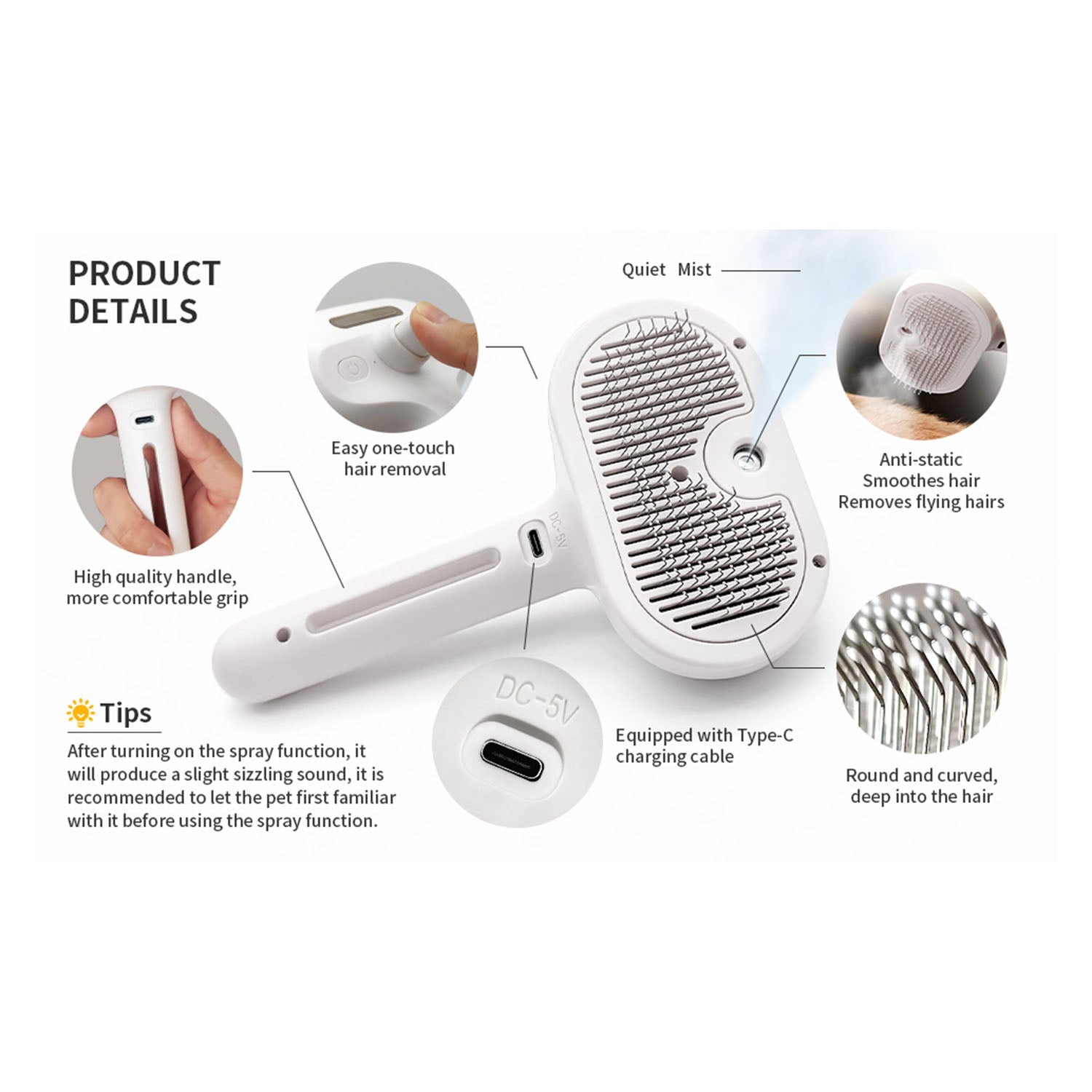 Dernier Jour -50% | CoatGlow™ Brosse de Toilettage pour Animaux