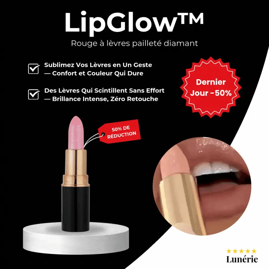 Dernier Jour -50% | LipGlow™ Rouge à lèvres pailleté diamant