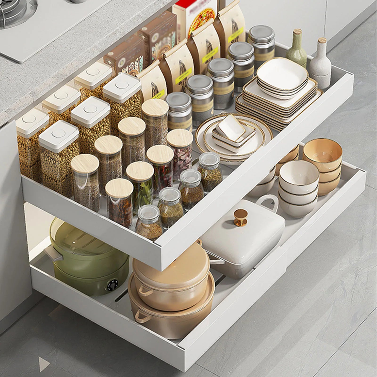 Dernier Jour -50% | SpaceMate™ Tiroir de cuisine extensible