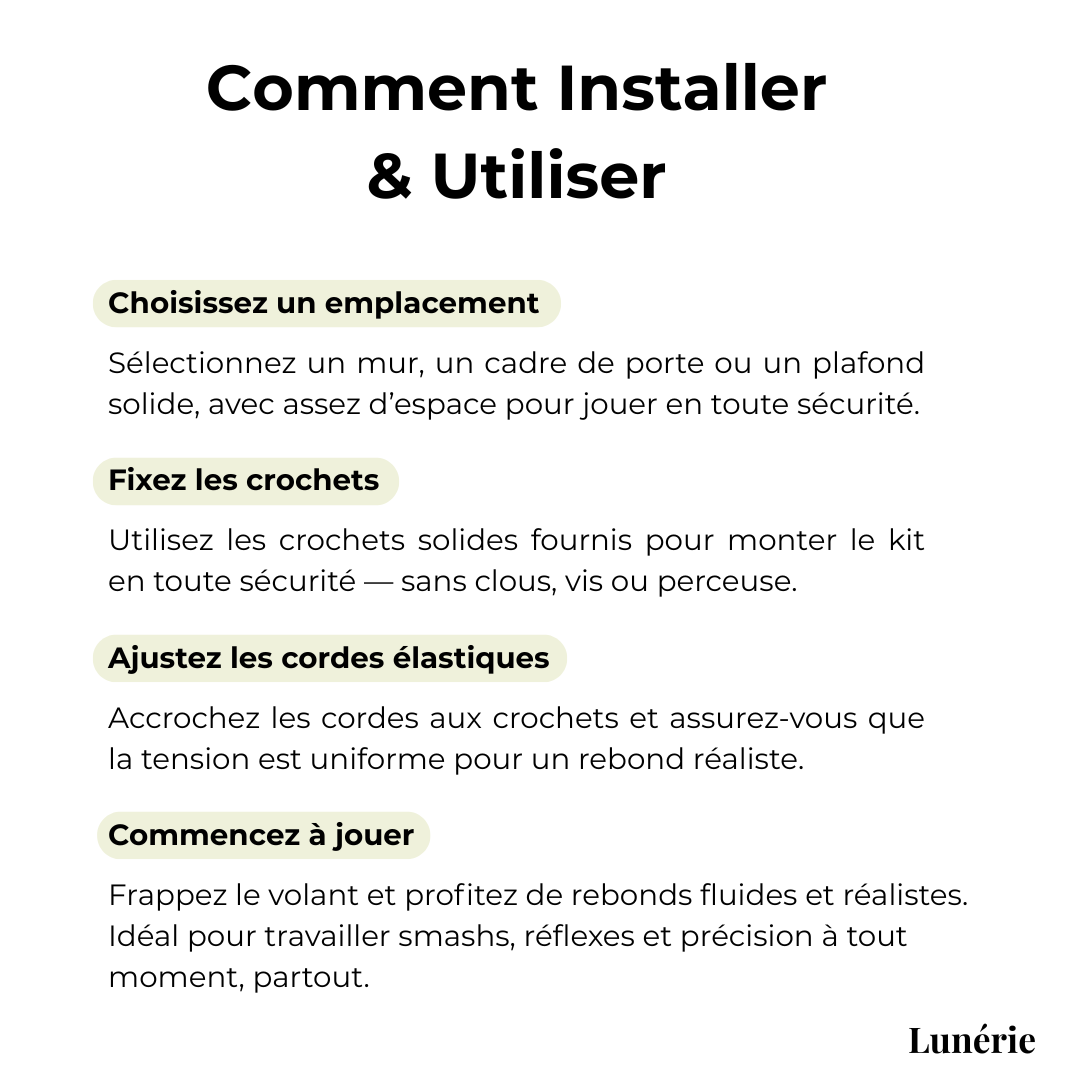 Dernier Jour -50% | ShuttlePro™ Kit d’Entraînement pour le Badminton