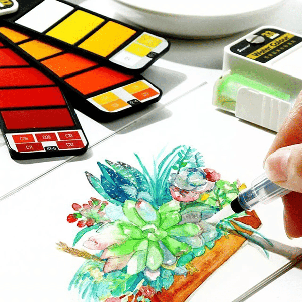 Dernier Jour -50% | AquaFold™ Palette Aquarelle Portable