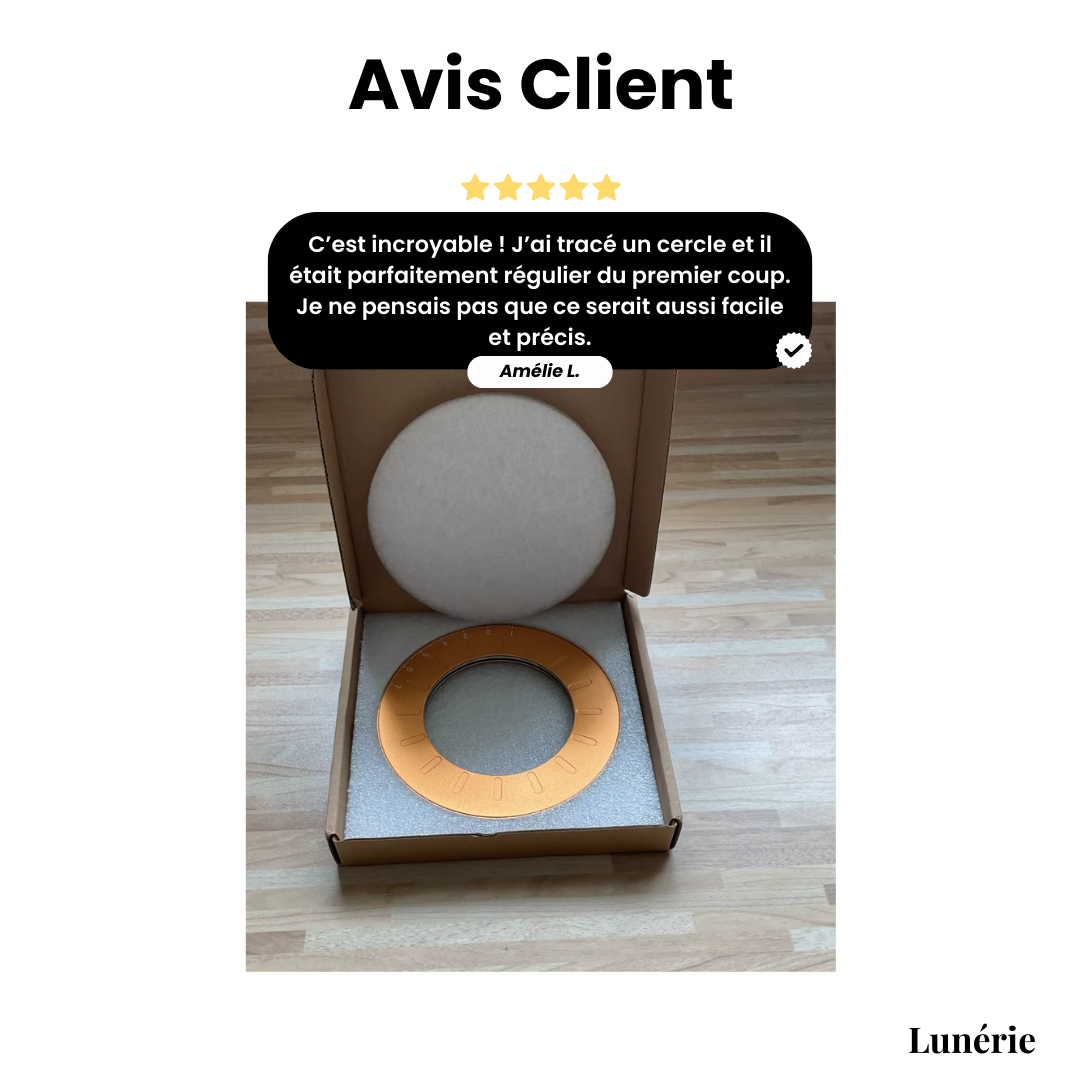 Dernier Jour -50% | ArcFacile™ Outil de Traçage de Cercles