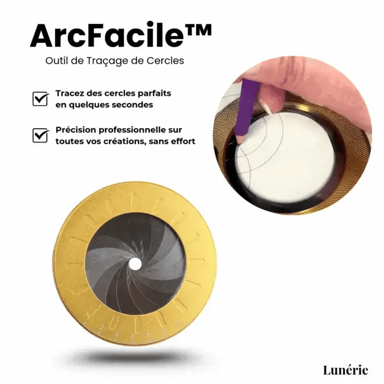 Dernier Jour -50% | ArcFacile™ Outil de Traçage de Cercles