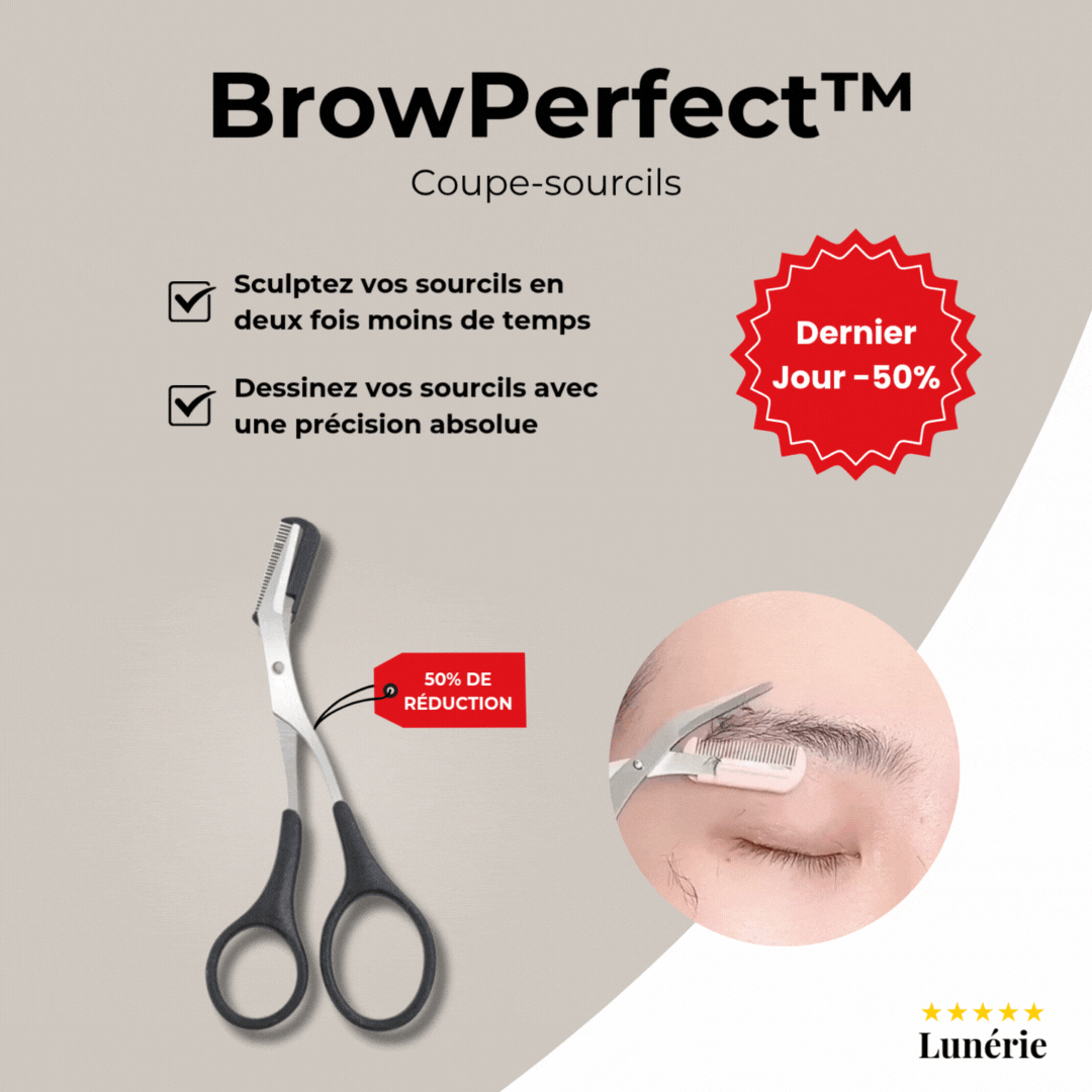 Dernier Jour -50% | BrowPerfect™ Coupe-sourcils