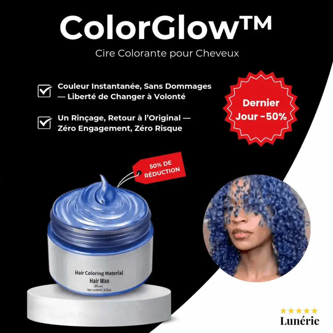 Dernier Jour -50% | ColorGlow™ Cire Colorante pour Cheveux