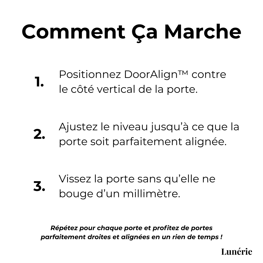 Dernier Jour -50% | DoorAlign™ Alignez vos portes d’armoire rapidement et sans erreur !