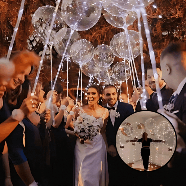 Dernier Jour -50% | LumiFête™ - Ballons de fête LED réutilisables (10 ballons)