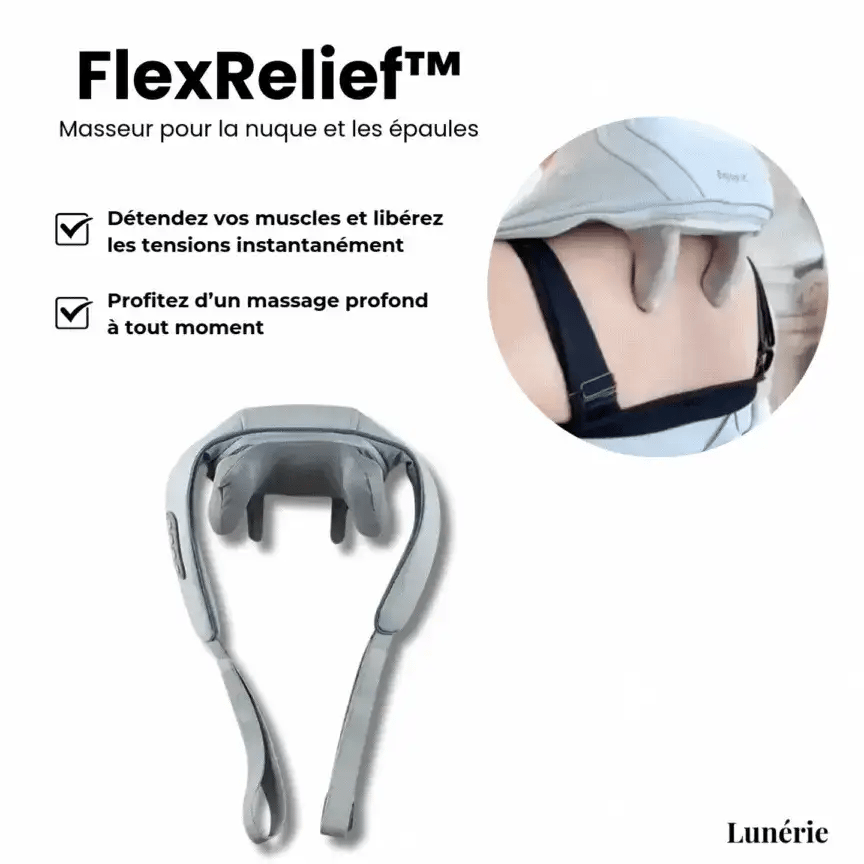 Dernier Jour -50% | FlexRelief™ Masseur pour la nuque et les épaules
