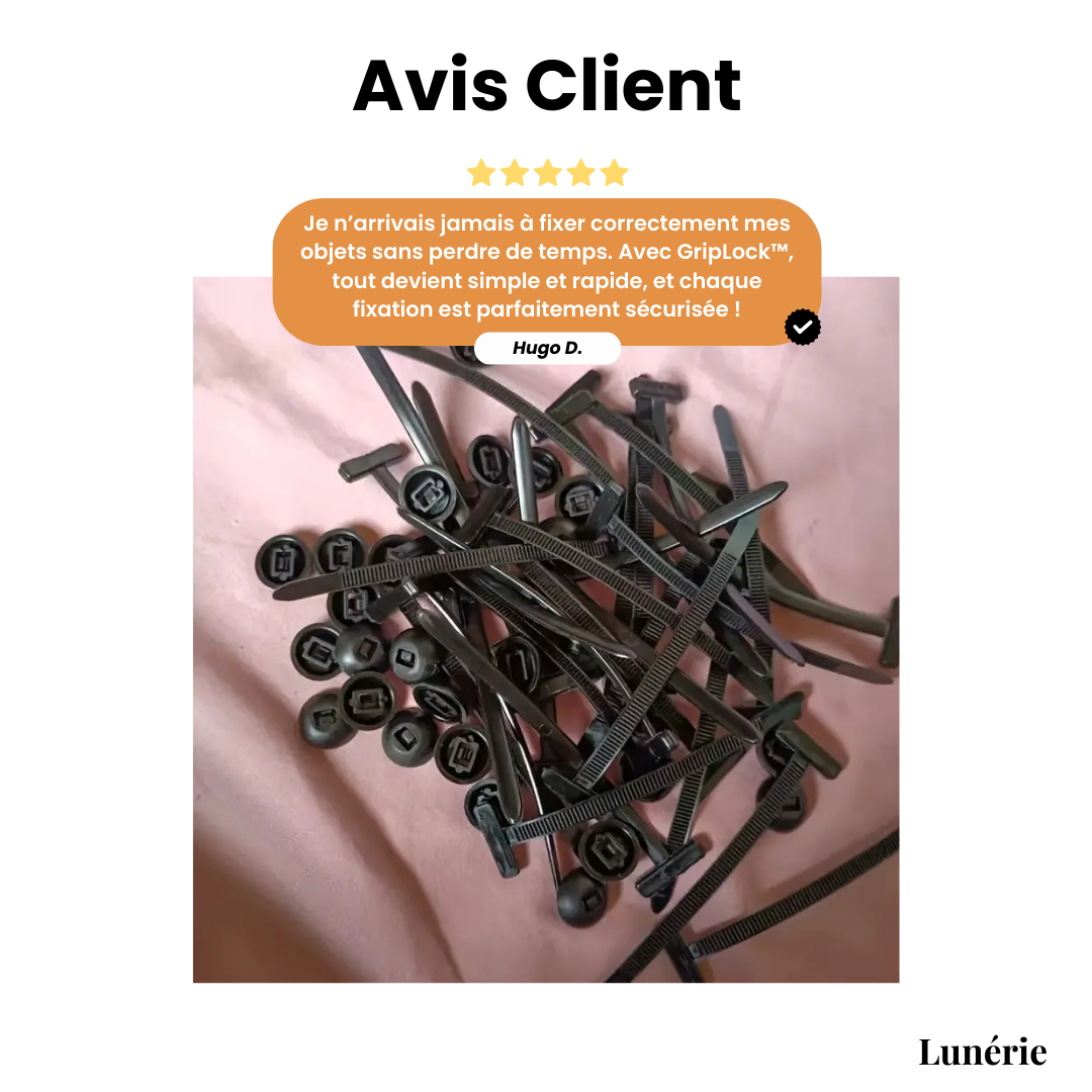 Dernier Jour -50% | GripLock™ Colliers autobloquants ultra-résistants