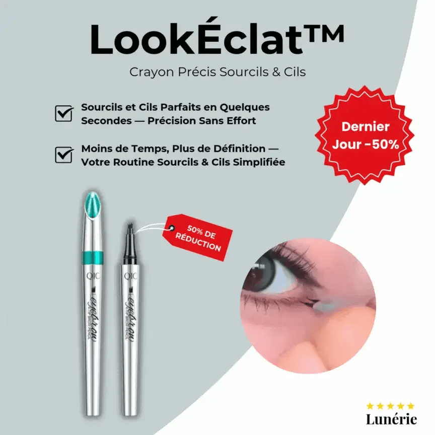 Dernier Jour -50% | LookÉclat™ Crayon Précis Sourcils & Cils