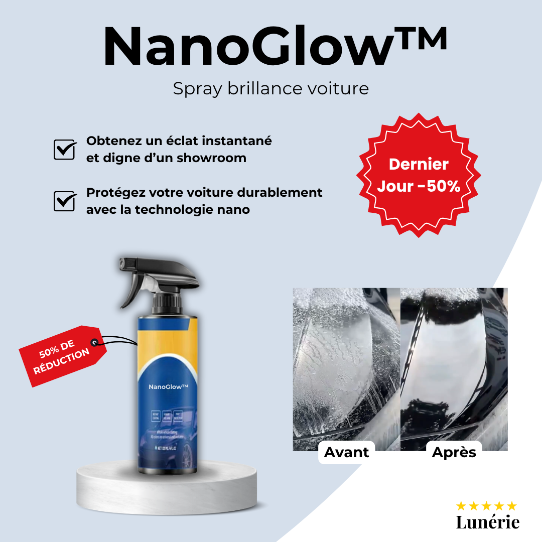 Dernier Jour -50% | NanoGlow™ Spray brillance voiture