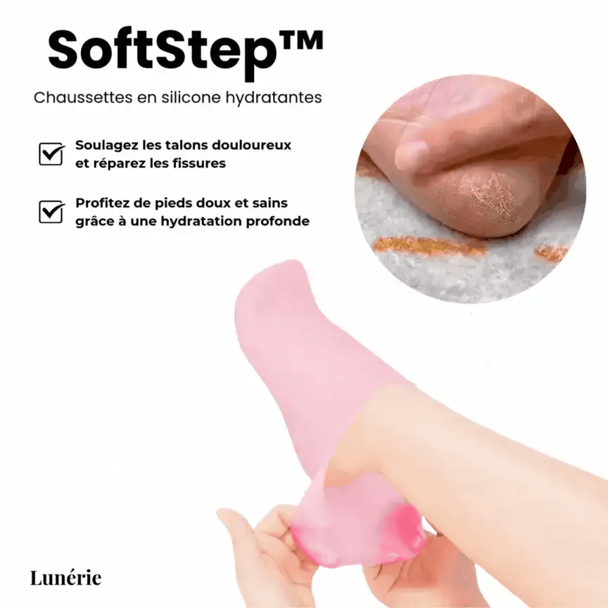 1+1 GRATUIT | SoftStep™ Chaussettes en silicone hydratantes