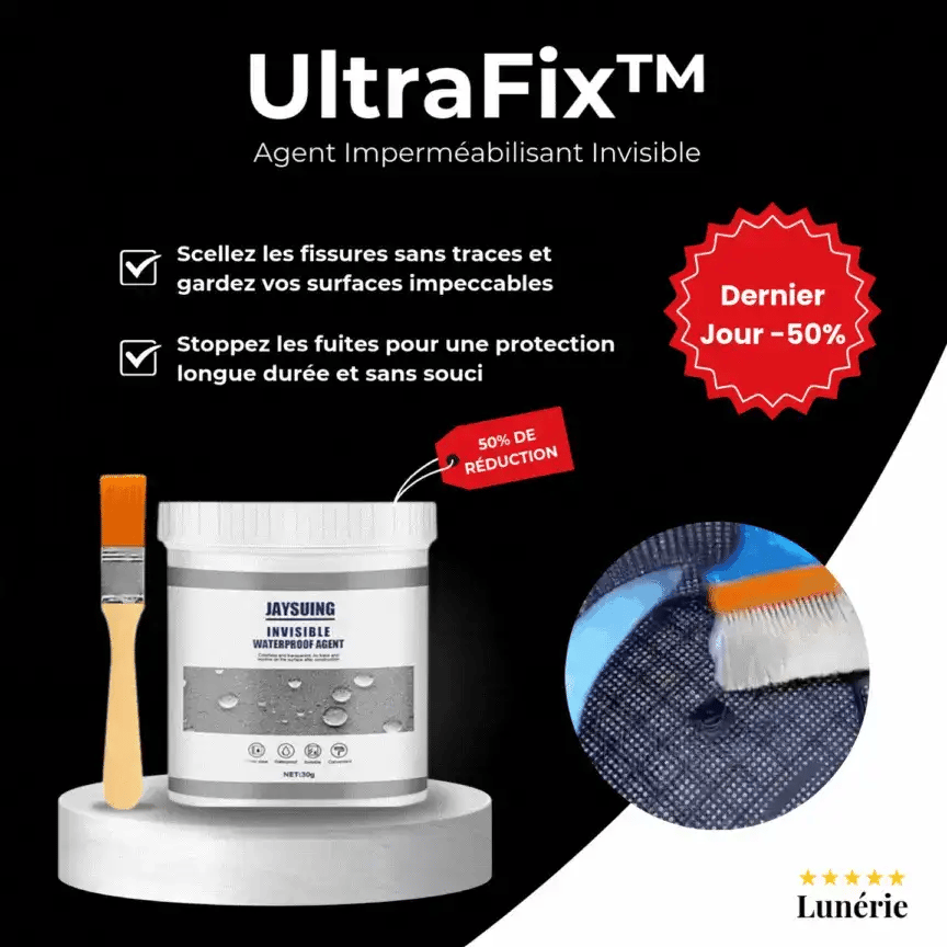 Dernier Jour -50% | UltraFix™ Agent Imperméabilisant Invisible