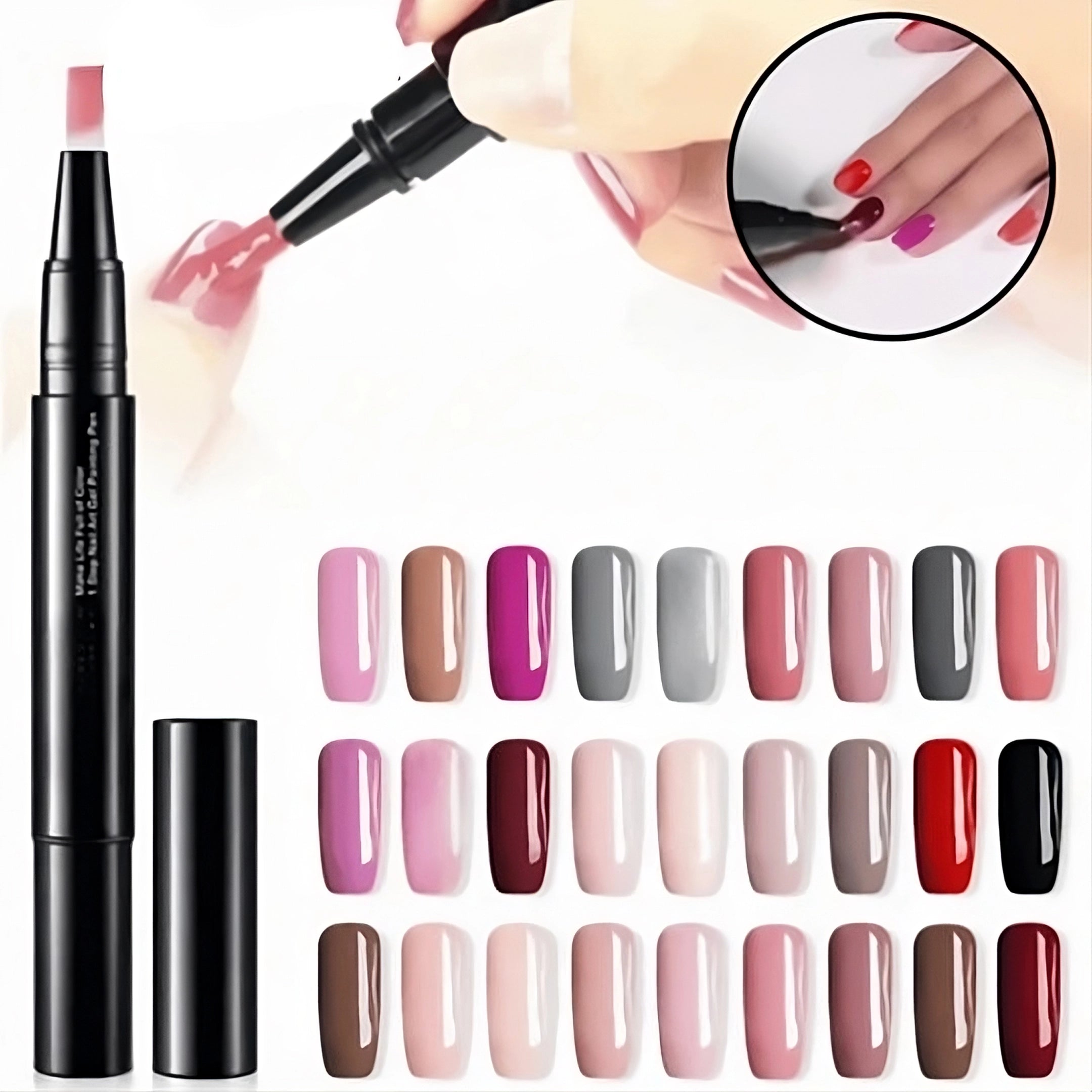 Dernier Jour -50% | NailArt™ Stylo Vernis Gel ( (Lot de 4)